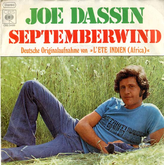 Albumcover Joe Dassin - Septemberwind (Lete Indien) /  Ce nest rien que du vent